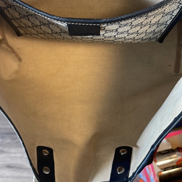 Gucci Tote Bag Navy MG - Picture 9 of 16